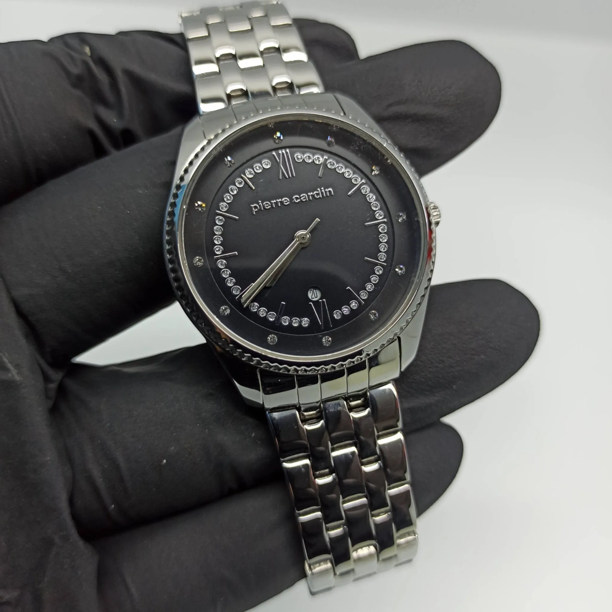 Pierre Cardin - Original - Silver/Black - 34mm - Women's Watch