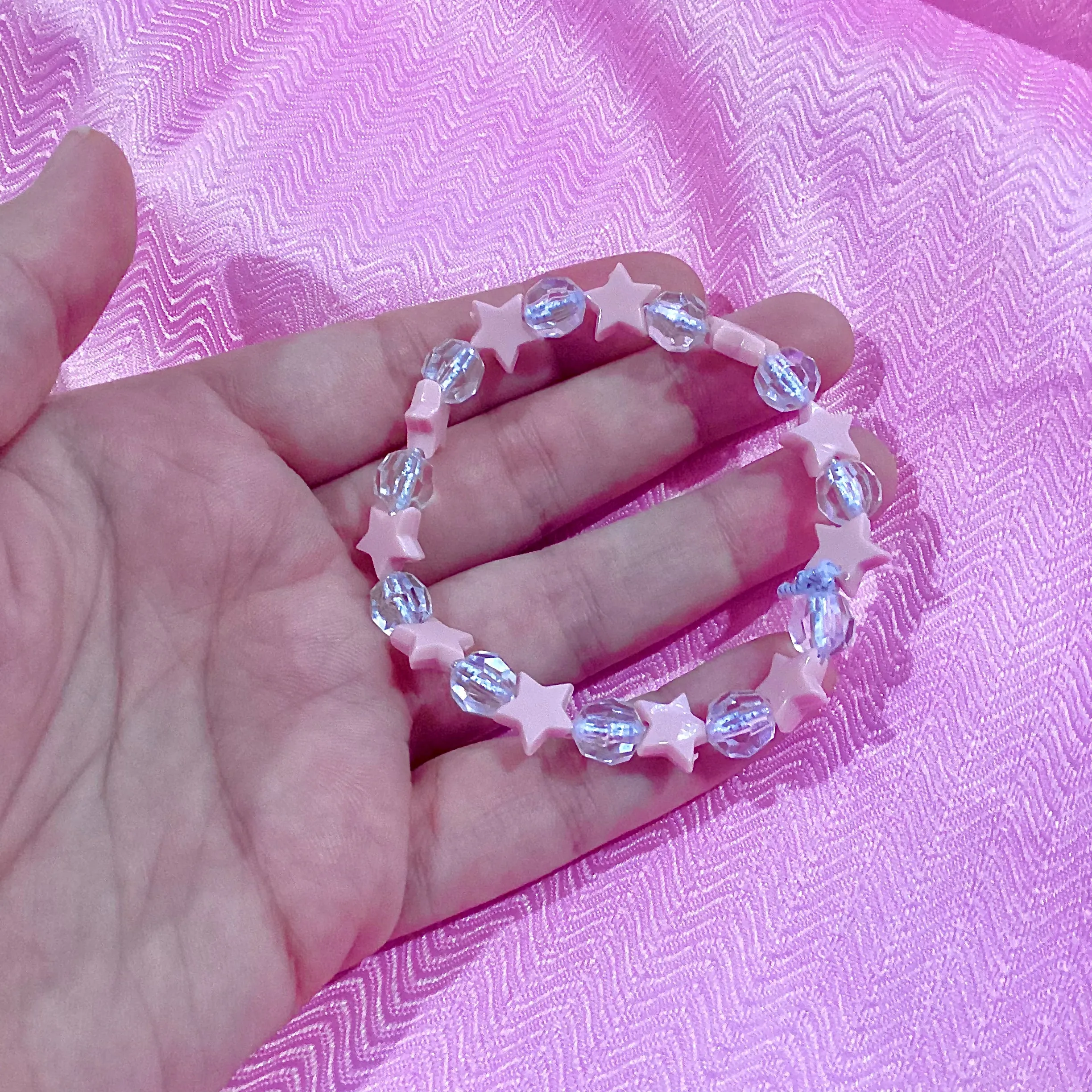 Pink Star Fairy Bracelet