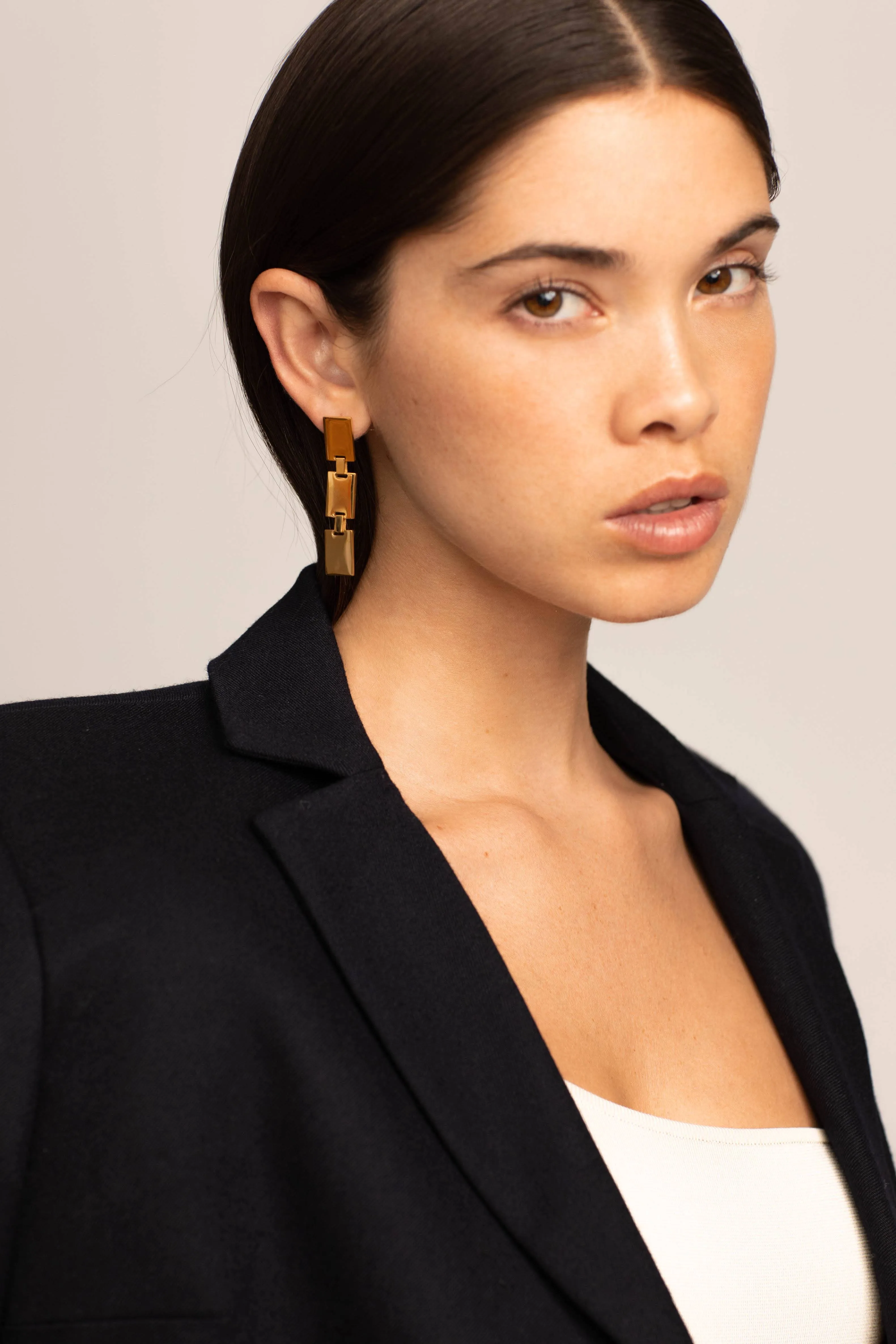 Rectangle Dangle Earrings