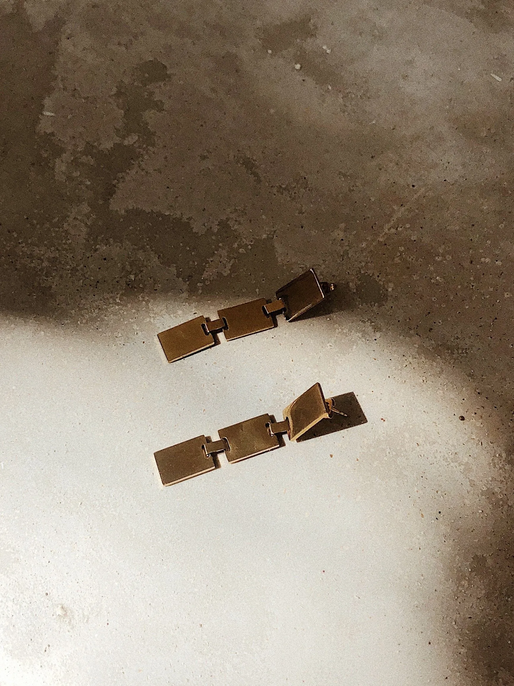 Rectangle Dangle Earrings