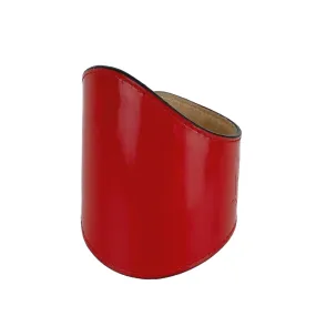 Red Leather Slap Magnificent Bracelet
