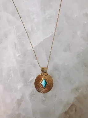 Rhombus Turquoise necklace