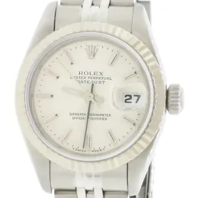 Rolex Datejust Ladies 2-Tone 18K/Steel Stick Dial 26MM Jubilee 69174 No Holes TFJ-142508167