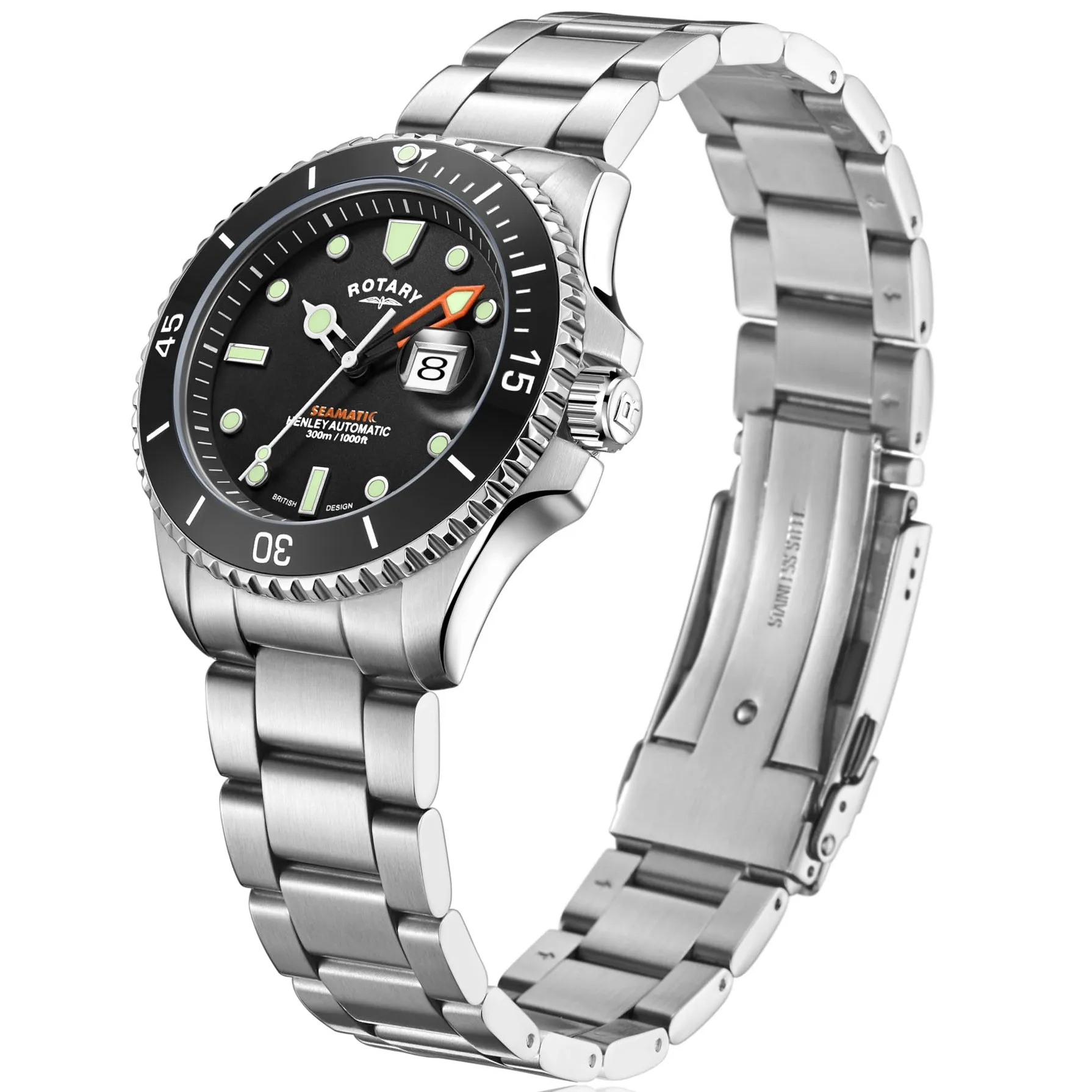 Rotary Seamatic Men's Black Watch GB05430/04