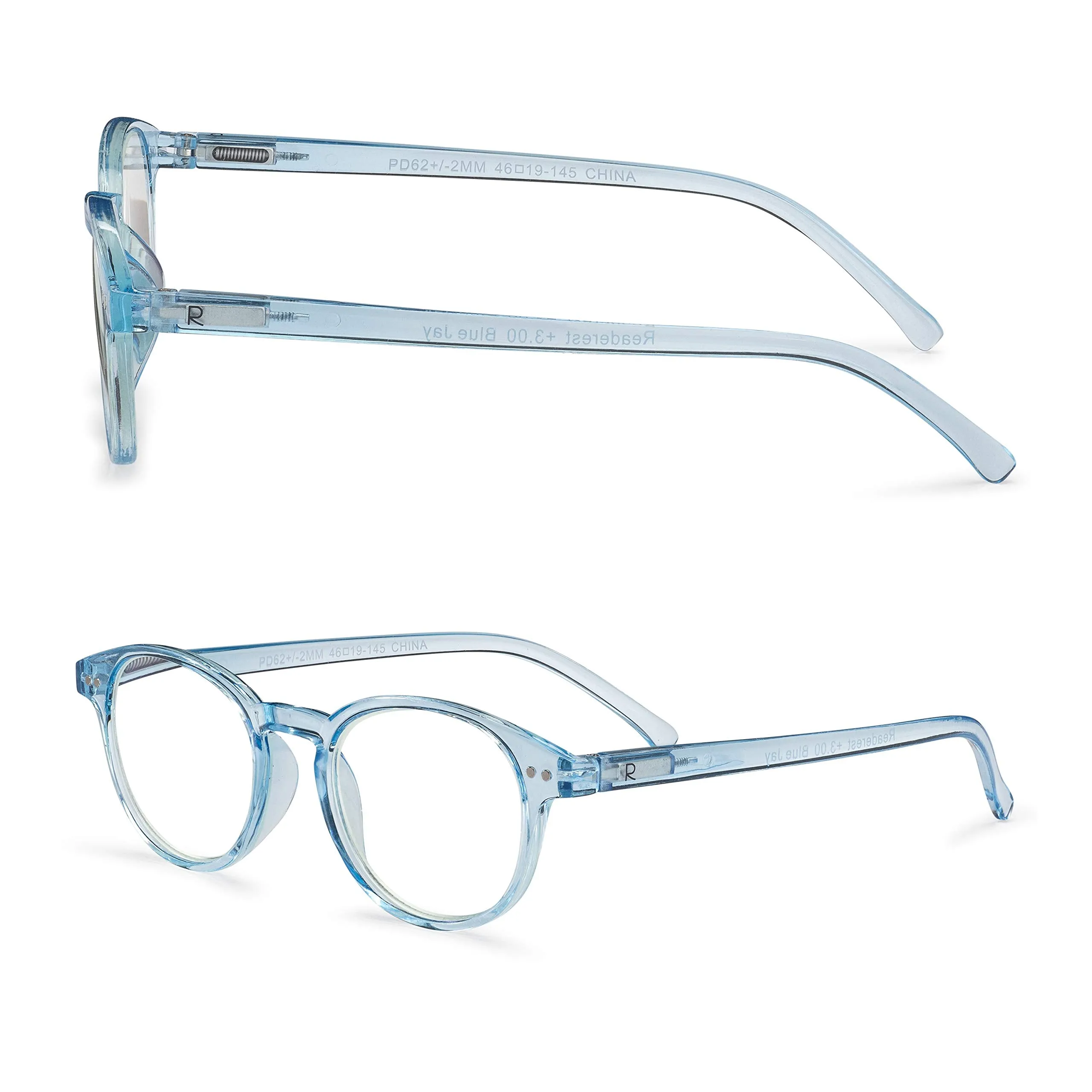Round-Blue-Light-Blocking-Reading-Glasses-Light-Blue-2-75-Magnification-Computer-Glasses
