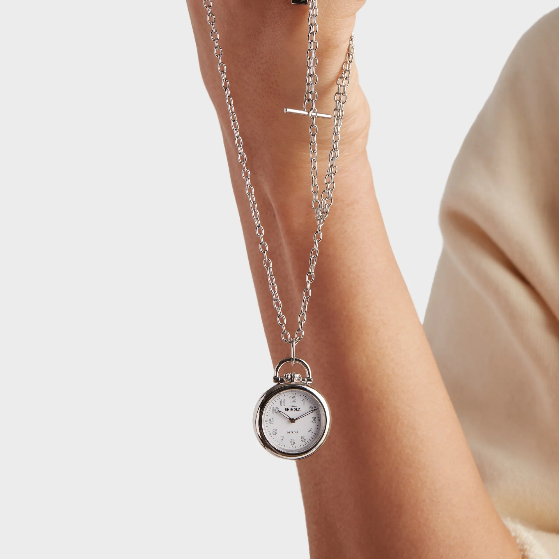 Runwell Watch Pendant Necklace 20262429-sdt-013049411