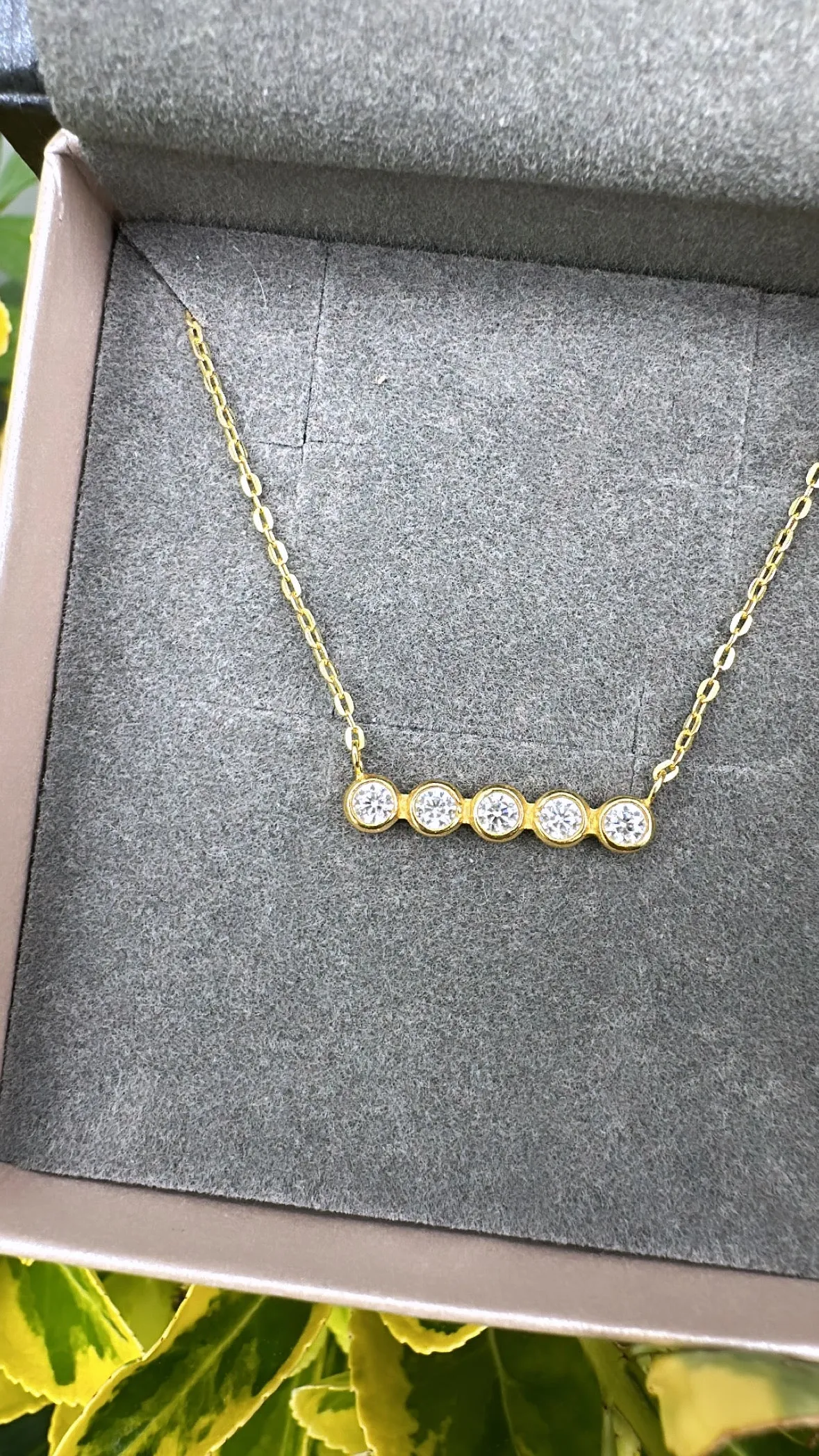 Samantha Gold Pendant and Chain