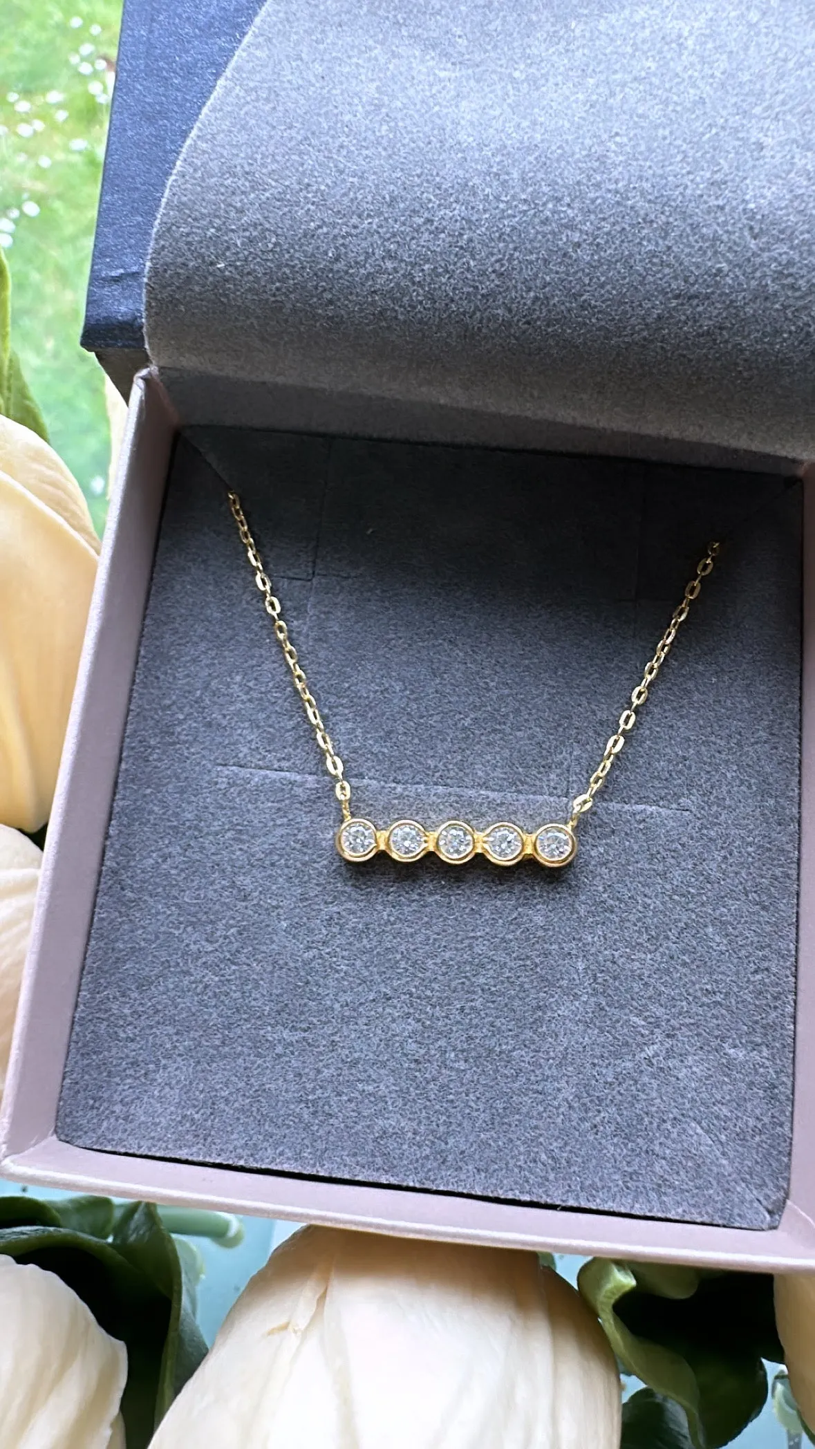 Samantha Gold Pendant and Chain