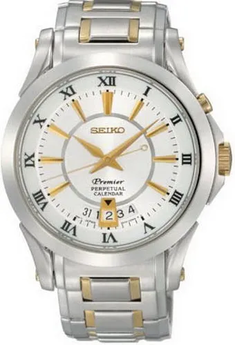 Seiko Premier Perpetual Calendar Quartz Men's Watch SNQ116P1