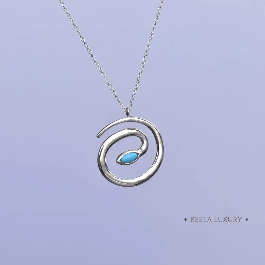 Serpent - Turquoise Necklace