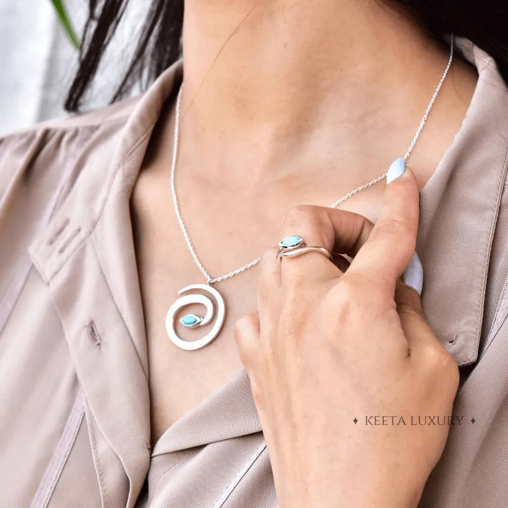 Serpent - Turquoise Necklace
