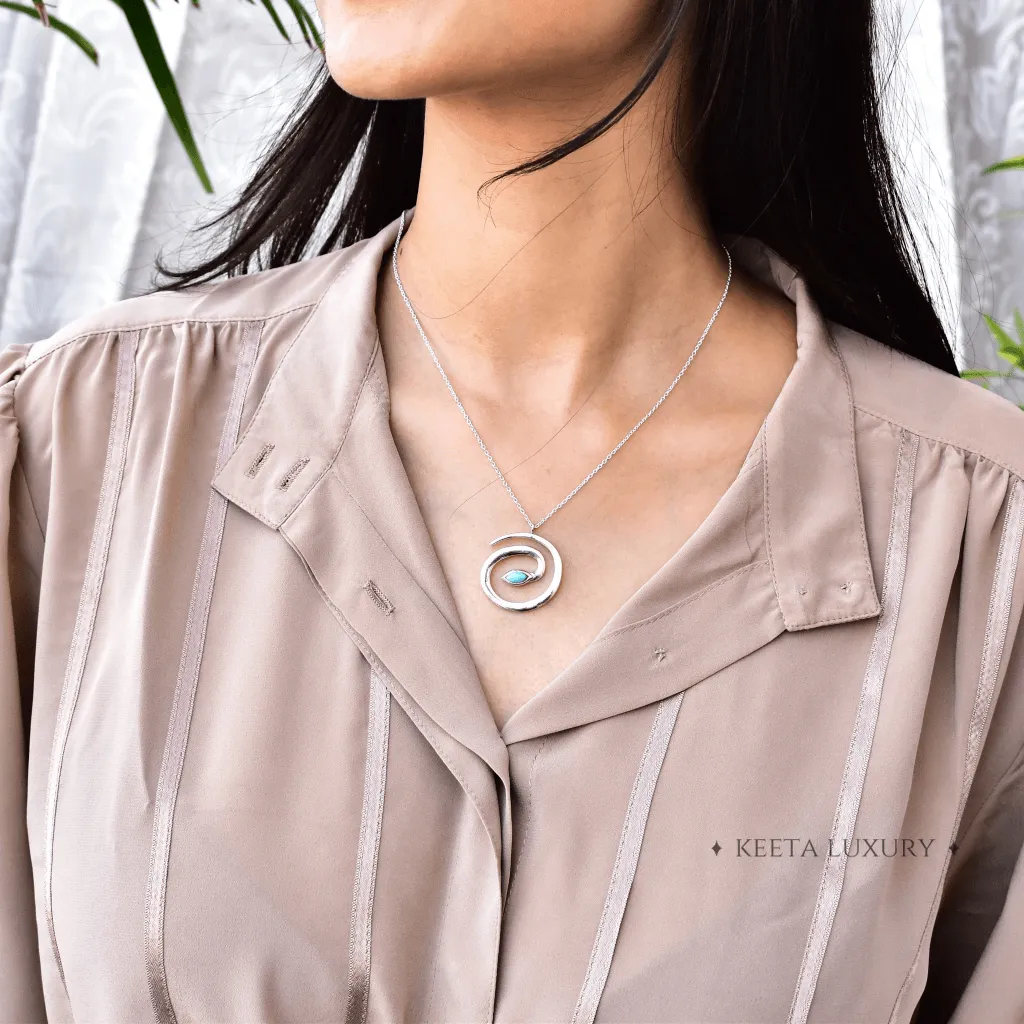 Serpent - Turquoise Necklace