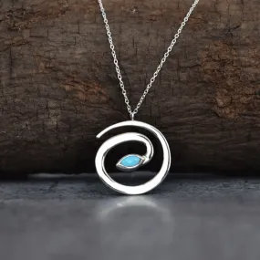 Serpent - Turquoise Necklace