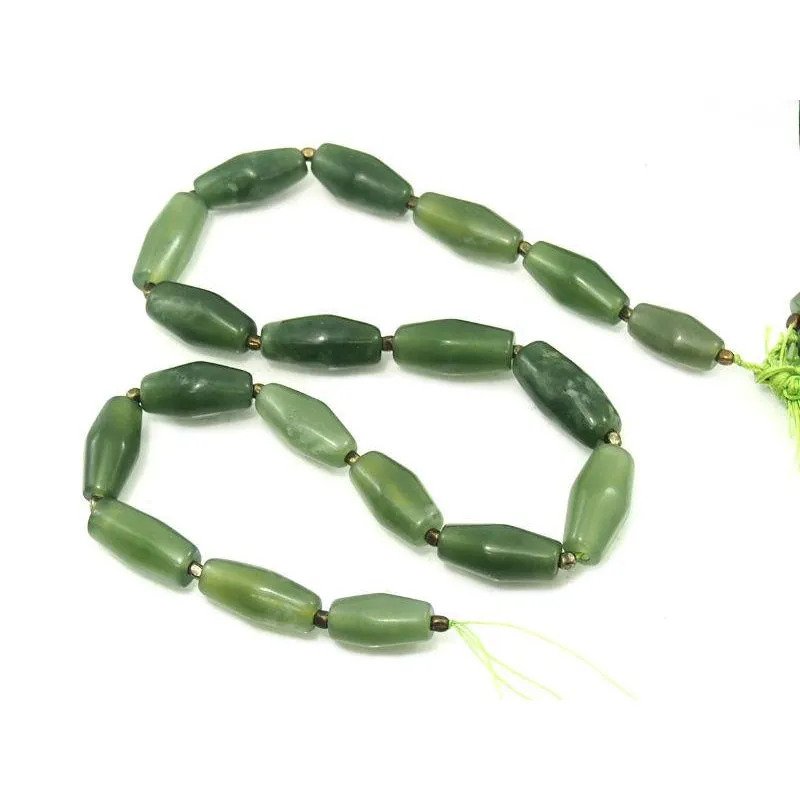 Serpentine (Afghan Jade) Lozenges Strand