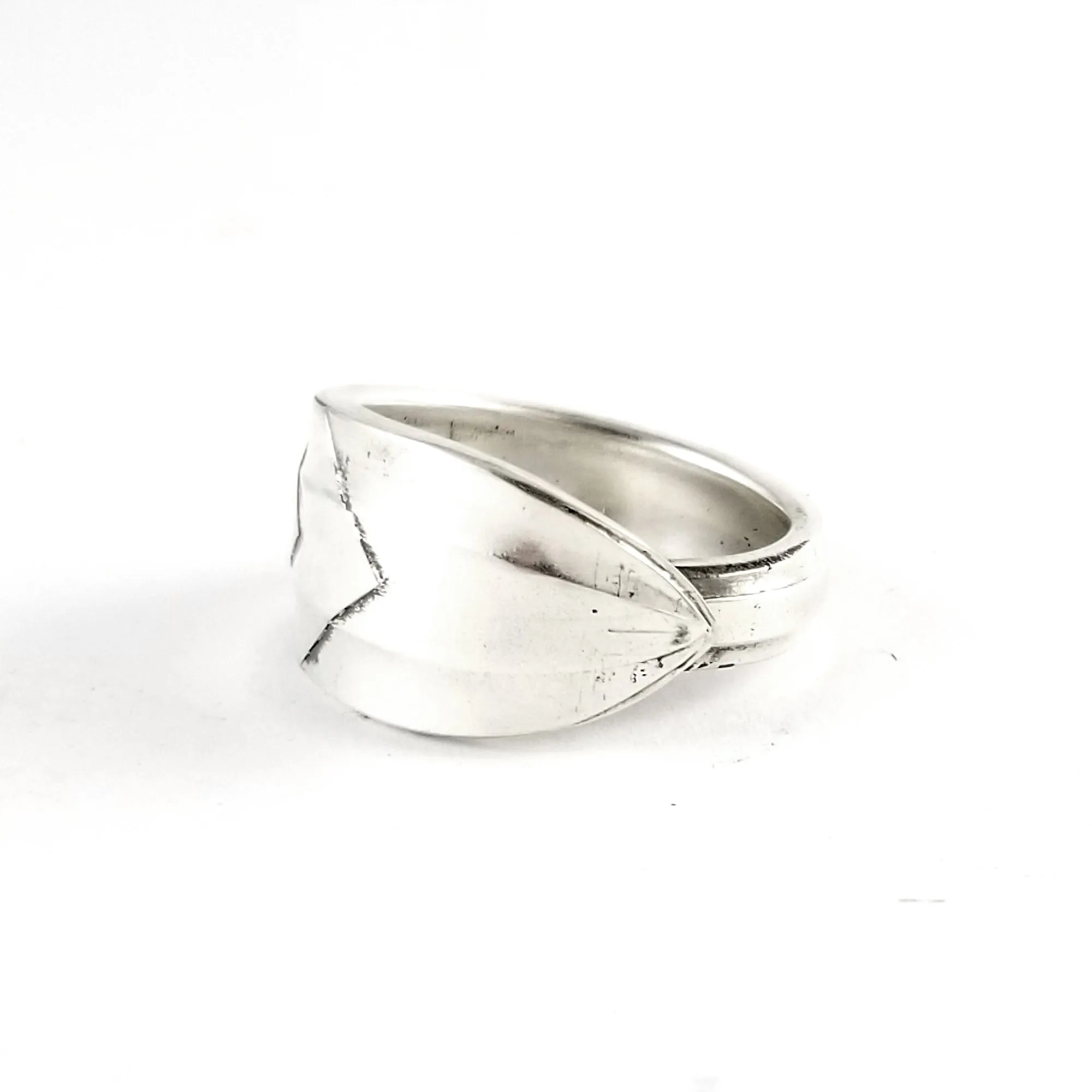 Sheffield Chevron Spoon Ring