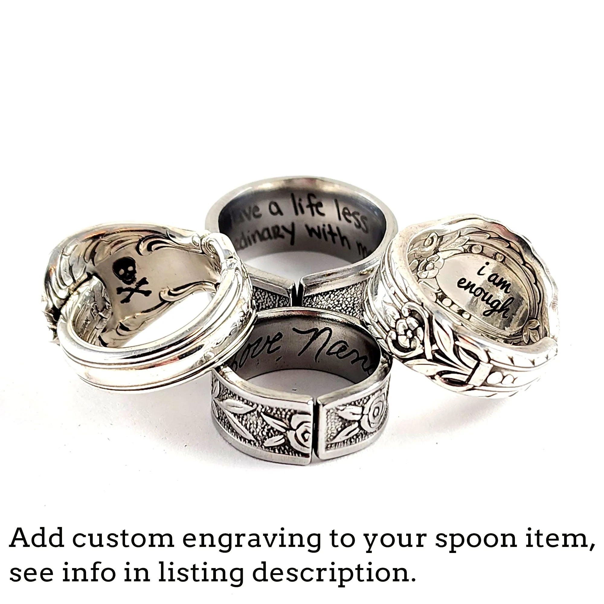 Sheffield Chevron Spoon Ring