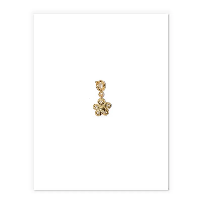 Shine Flower Gold Pendant