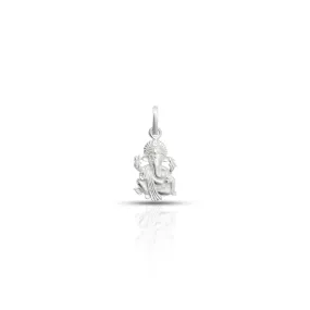 Silver Chatur Bhuj Ganesh Ji Pendant
