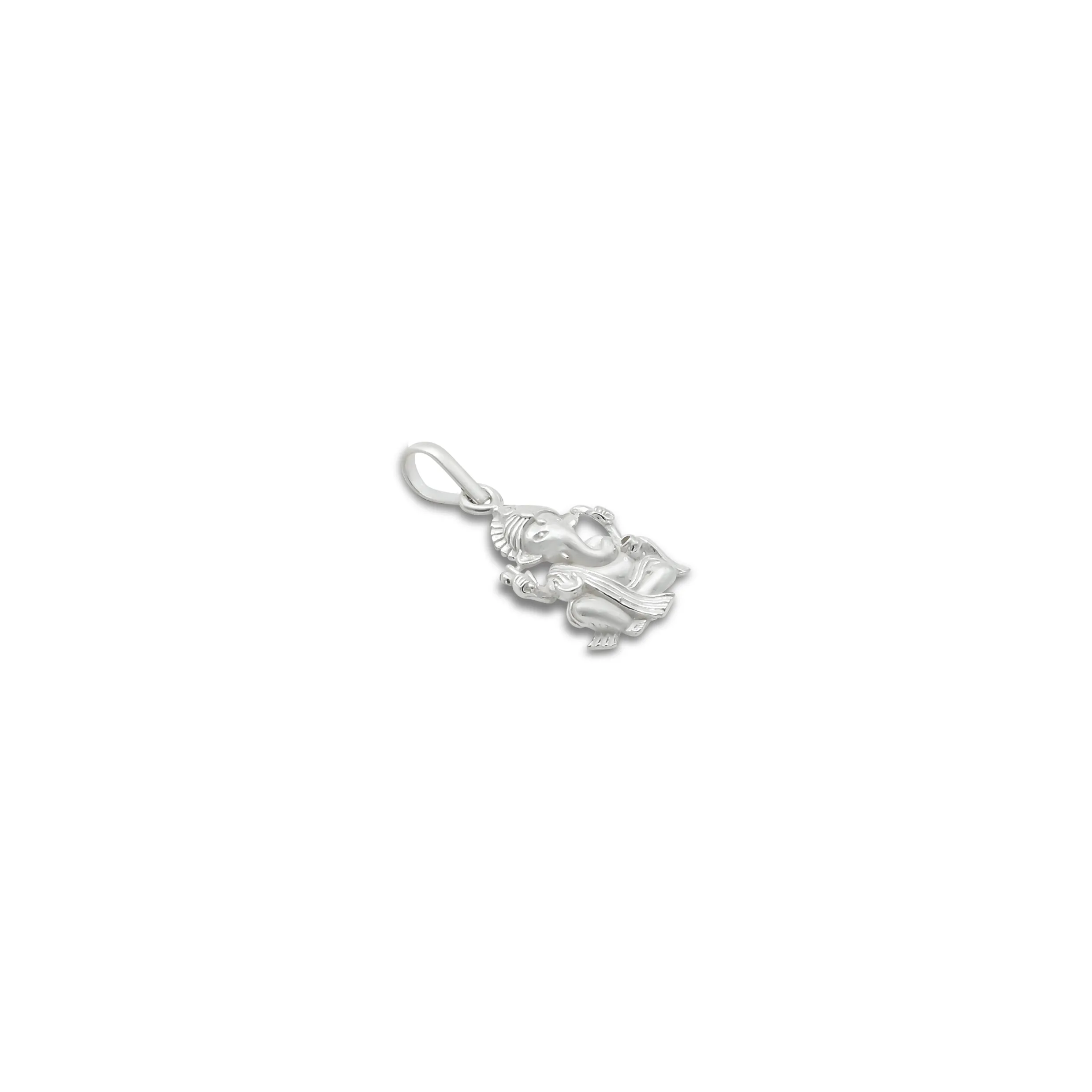 Silver Chatur Bhuj Ganesh Ji Pendant