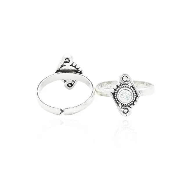 Silver Spiral Toe Ring