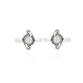 Silver Spiral Toe Ring
