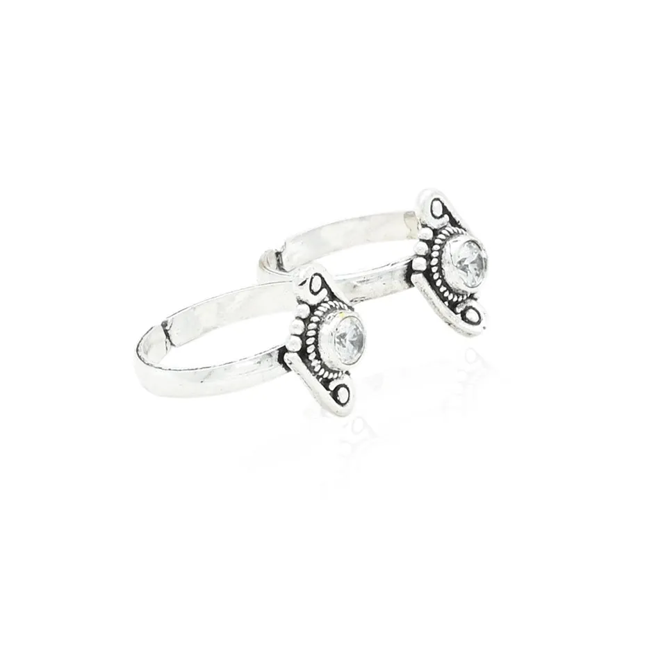 Silver Spiral Toe Ring