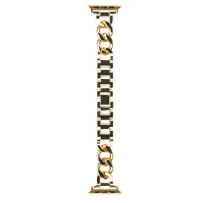 Single row denim metal chain strap for iwatch  W24XAW82205GD