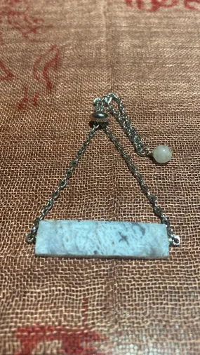 Snow Druzy Agate Adjustable Bracelet
