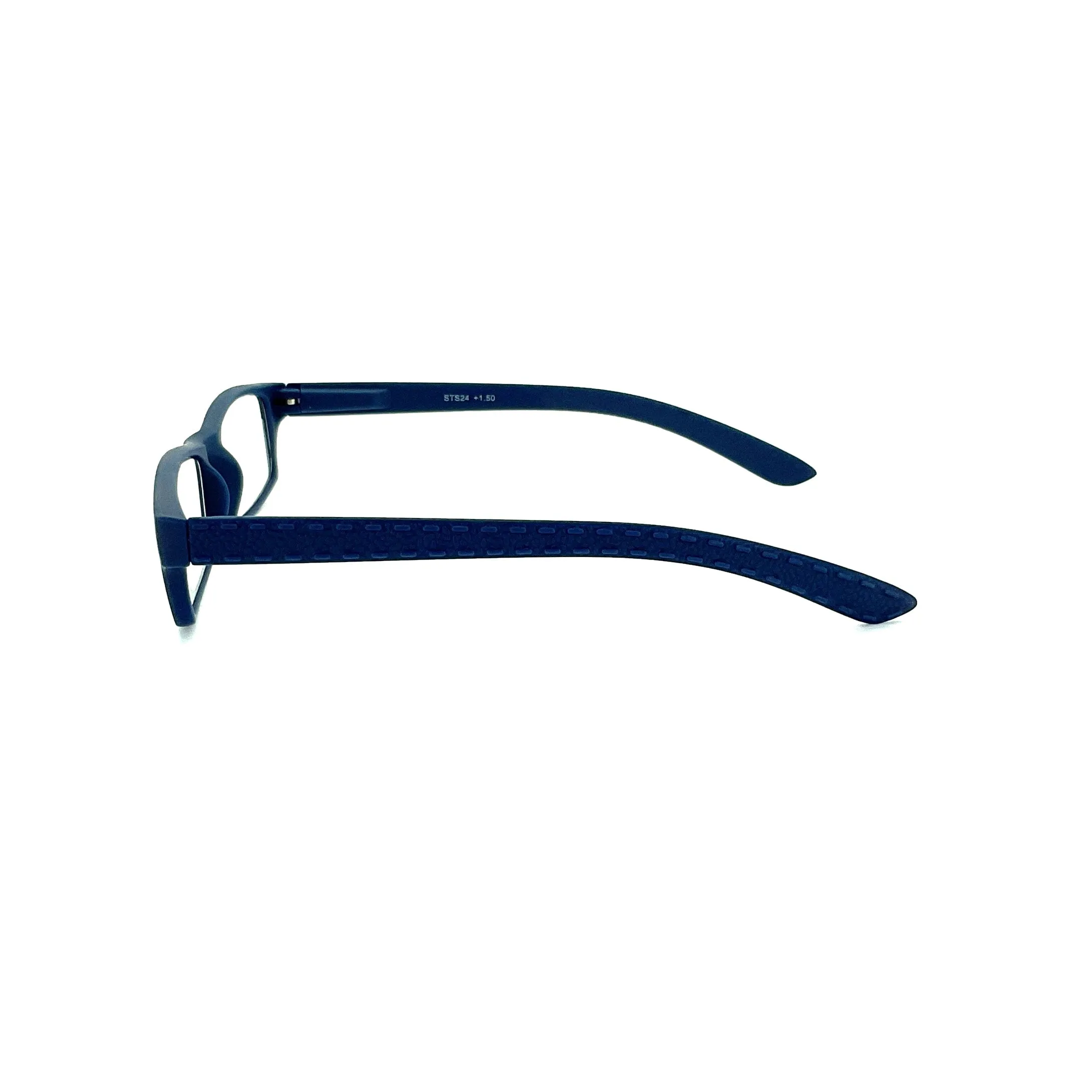 Soft Touch Stitched Rectangular Shape Readers With Matching Hard Case