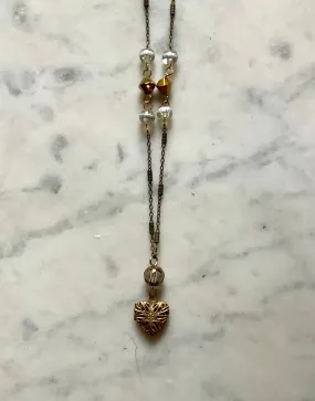 SOLD OUT. Heart Shaped Locket Necklace