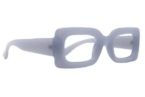 Sophie Premium Reading Glasses, High End Readers  1.25.. 3 Magnifying Glasses Transparent Grey Rectangular   NY Fifth Avenue