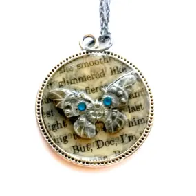 Steampunk Butterfly Necklace