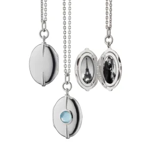 Stone Locket Necklace
