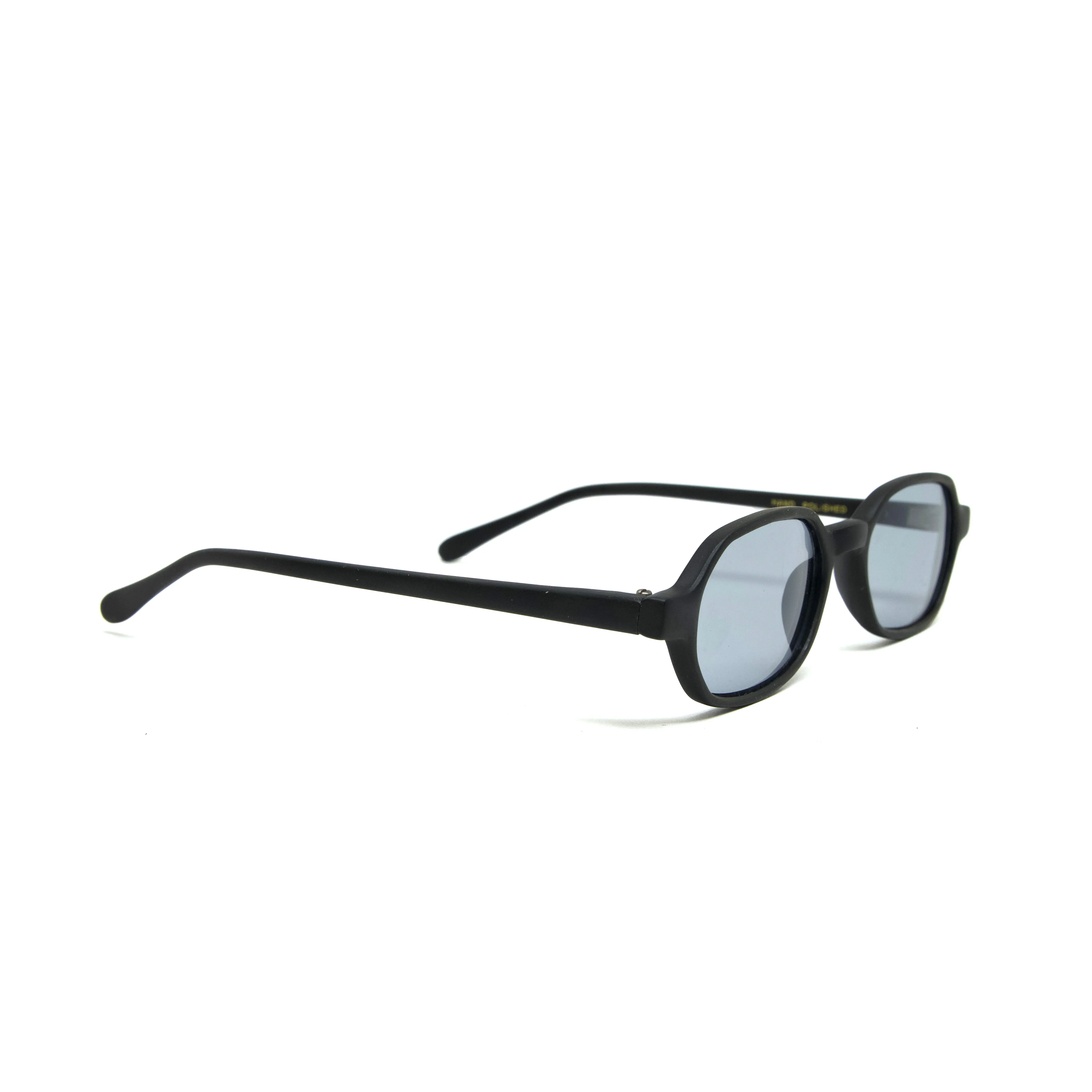//Style 4699// Deluxe Vintage 90s Rectangle Deadstock Sunglasses - Grey