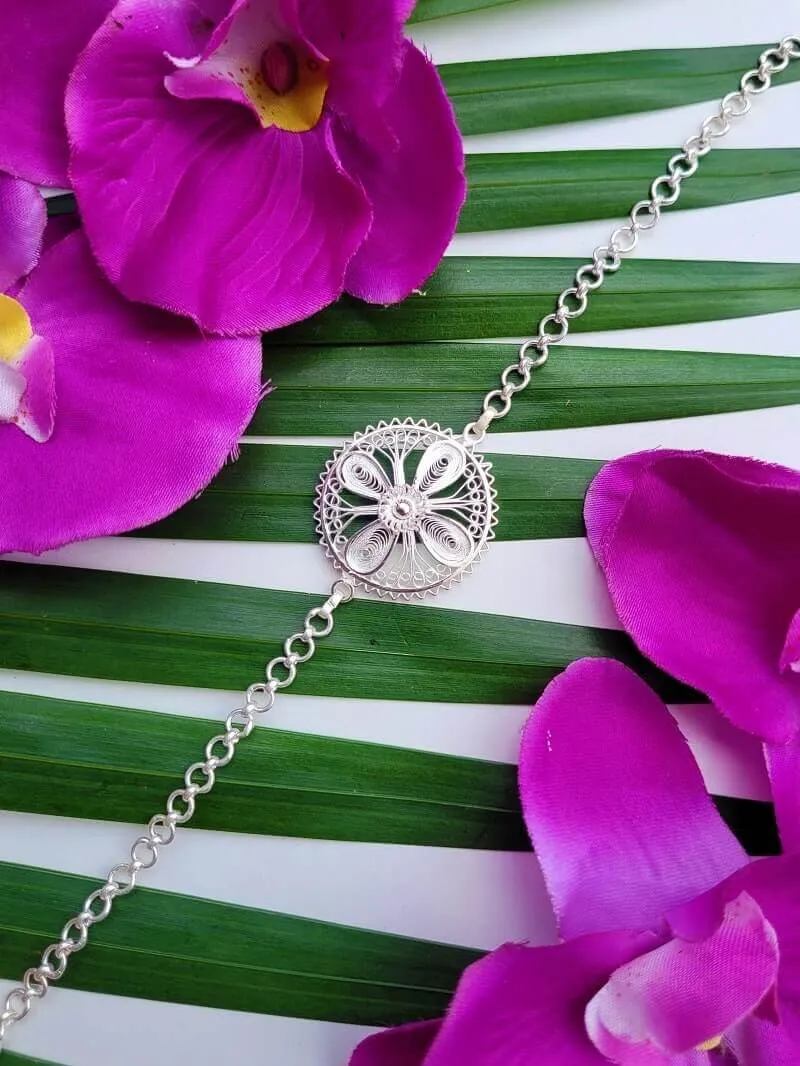Sunshine - Silver rakhi