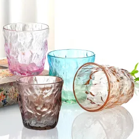 The Better Home Zest Juice Glasses Set of 4 (270ml Each) | Water Glasses | Cold Drink Glass | Lead Free Drinking Glasses | Kitchen Gift Items | Assorted Set | Kaanch Ke Glass | Housewarming Gifts