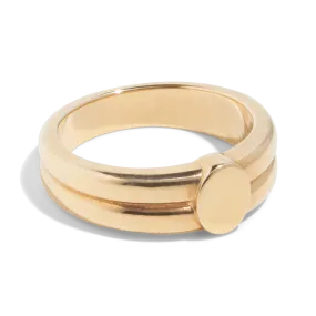 THE HARLOW RING - Solid 14k yellow gold