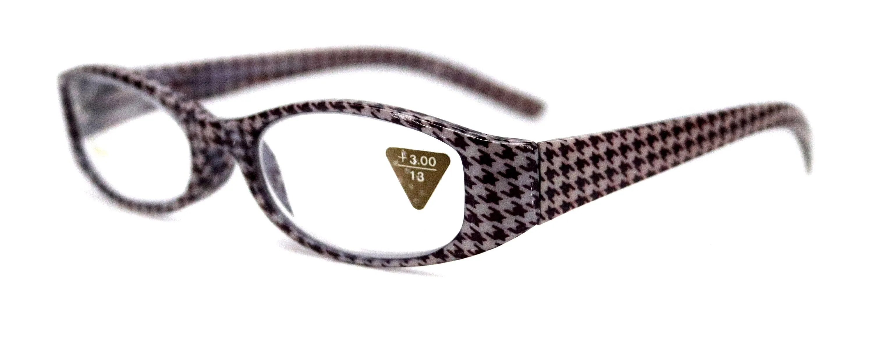 The Scottish, (Premium) Reading Glasses, High End Readers (Brown) Hound Tooth  1.25..  3 Magnifying Eyeglasses. Houndstooth NY Fifth Avenue