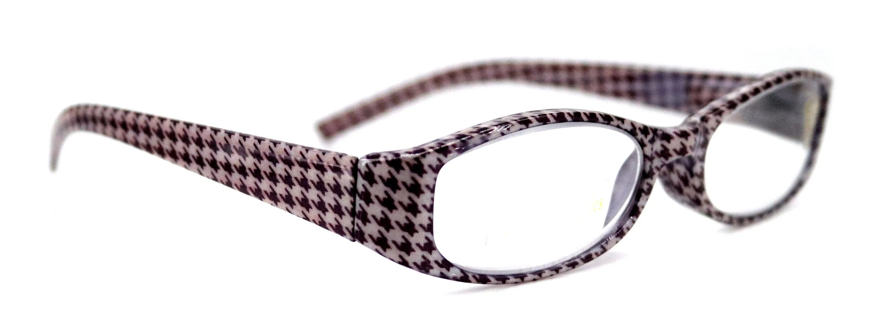 The Scottish, (Premium) Reading Glasses, High End Readers (Brown) Hound Tooth  1.25..  3 Magnifying Eyeglasses. Houndstooth NY Fifth Avenue
