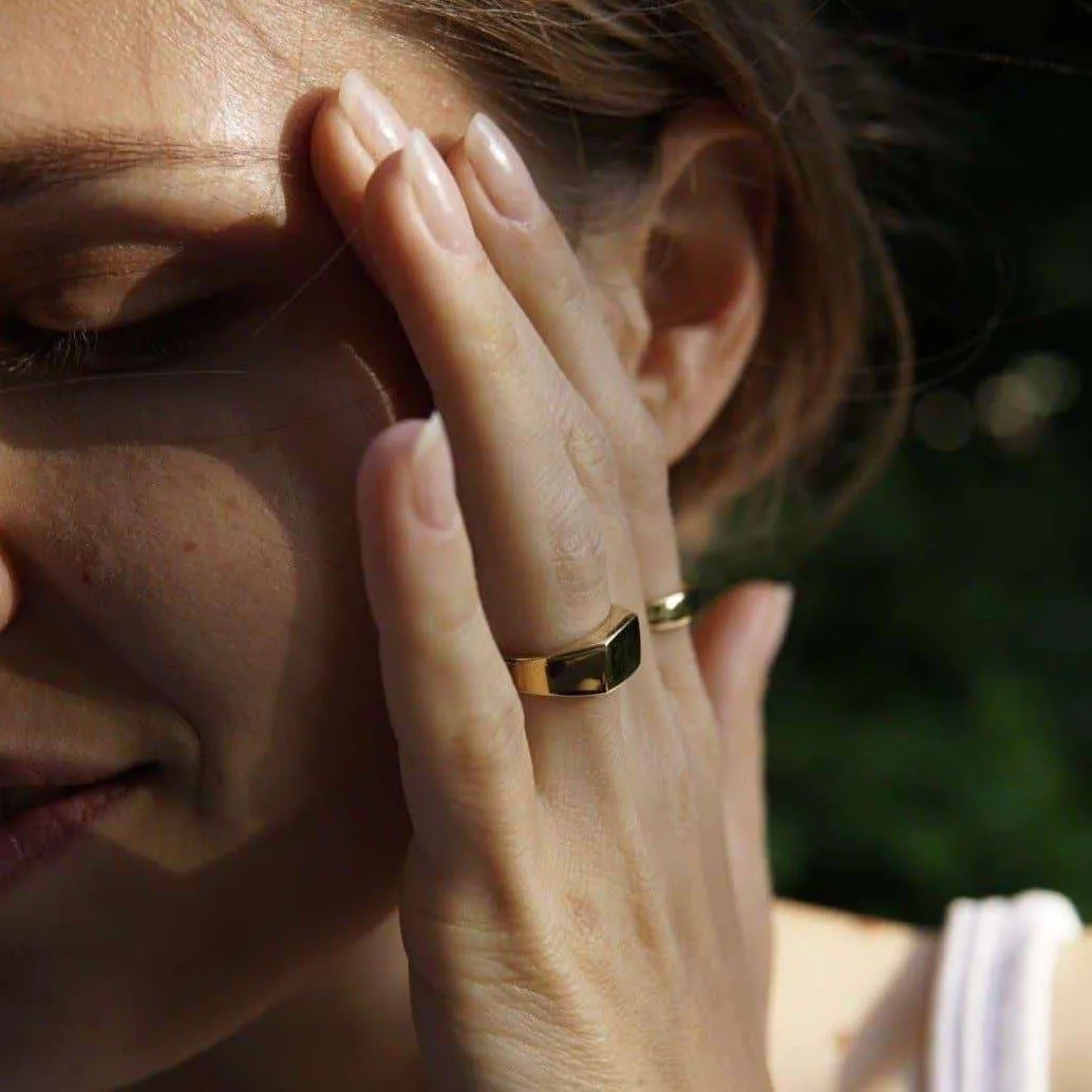 THE SPENCER RING - Solid 14k gold