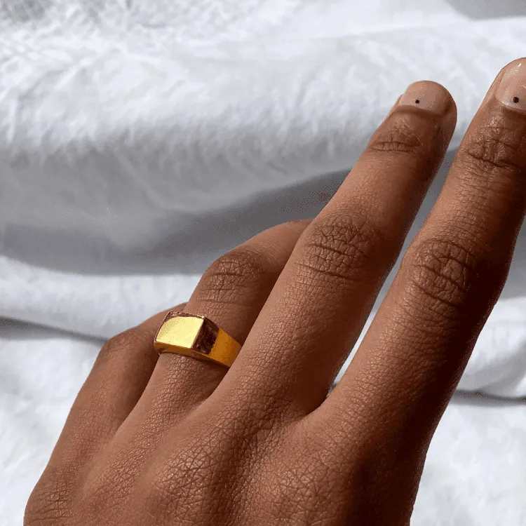 THE SPENCER RING - Solid 14k gold