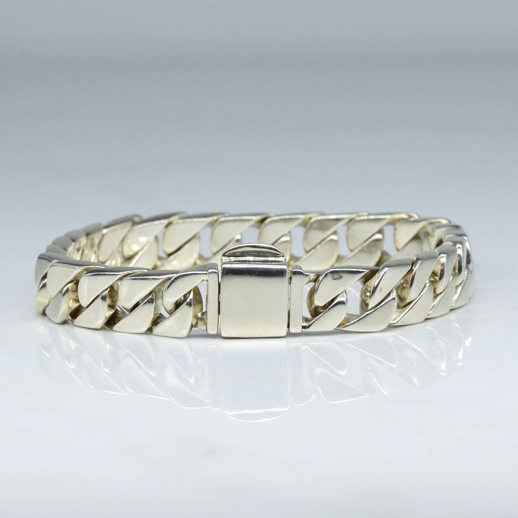 'Tiffany & Co.' Curb Link Bracelet in Sterling