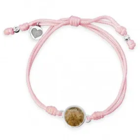 TTW - Dusty Rose Heart Bracelet With LBI Sand - Heart Disease Care & Research