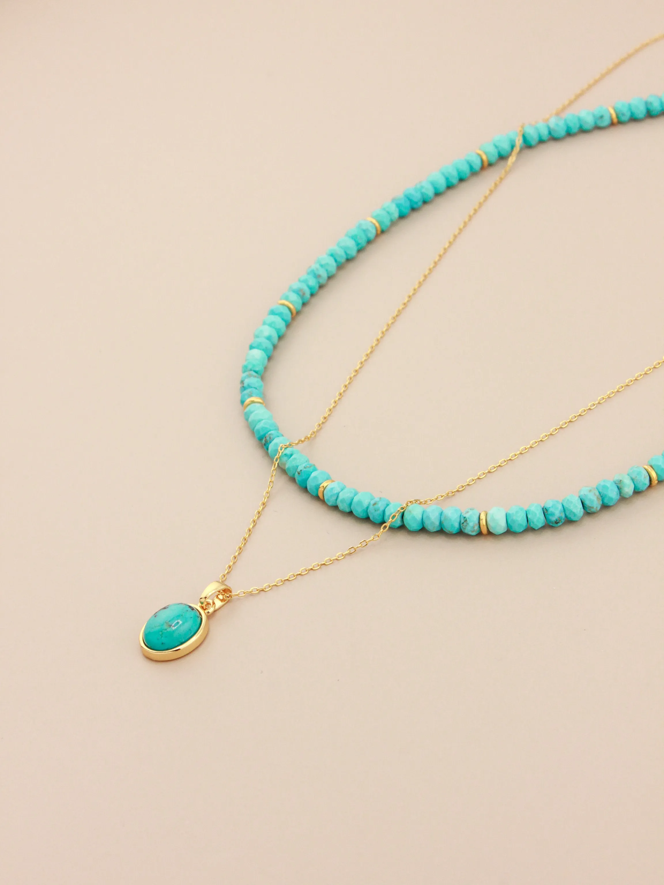 Turquoise Beaded Necklace