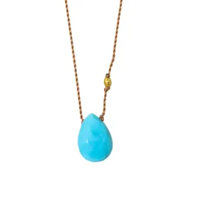 Turquoise Drop Necklace