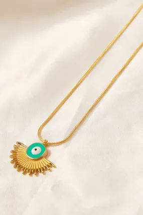 Turquoise Evil Eye Necklace