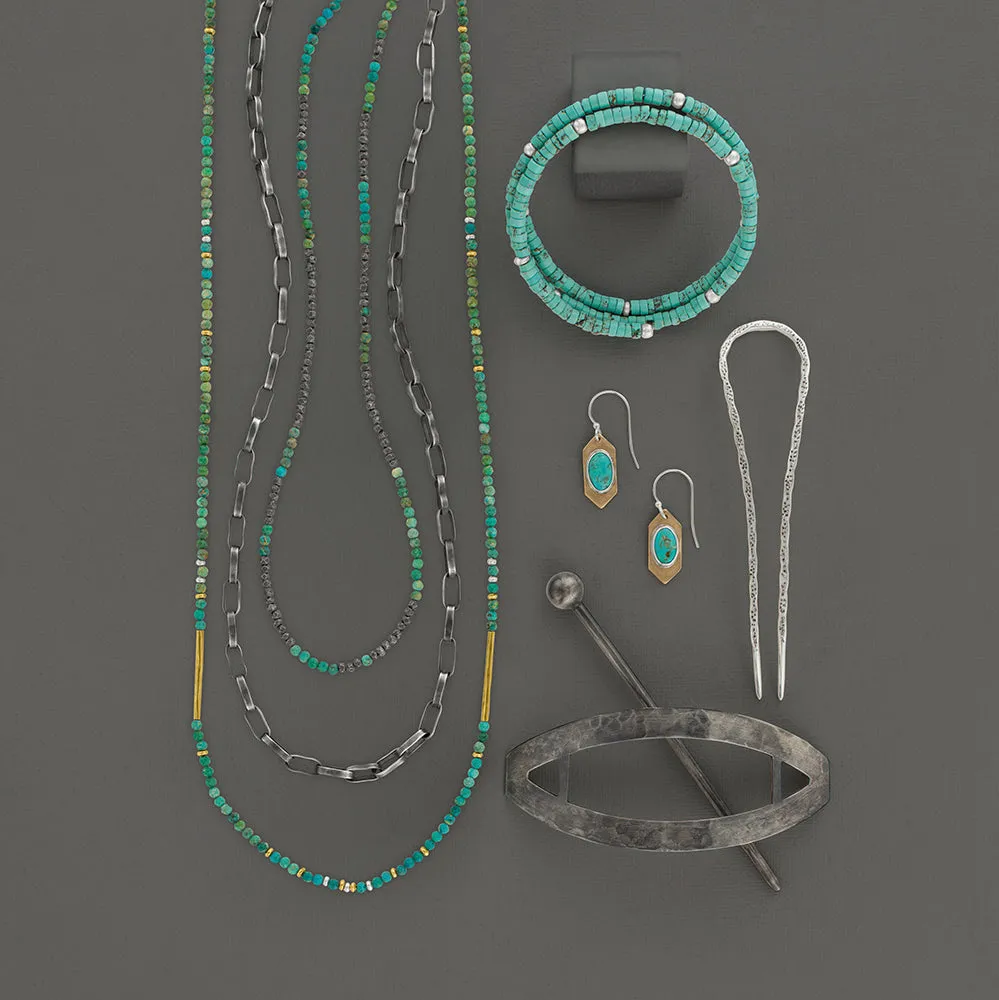 Turquoise Heirloom Strand Necklace