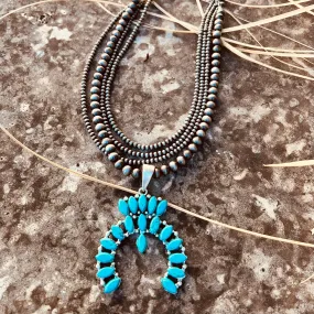 Turquoise In The Wild Necklace