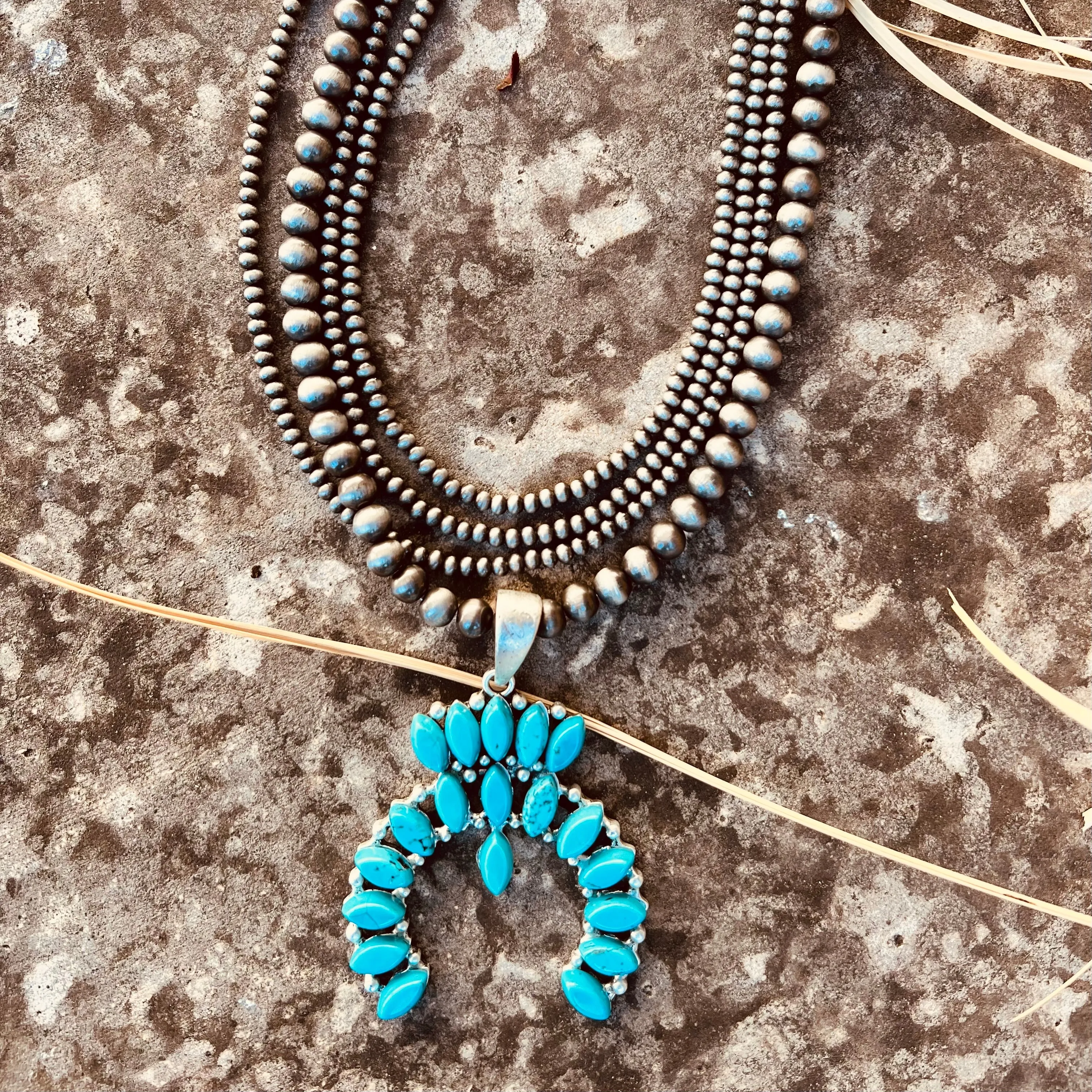Turquoise In The Wild Necklace