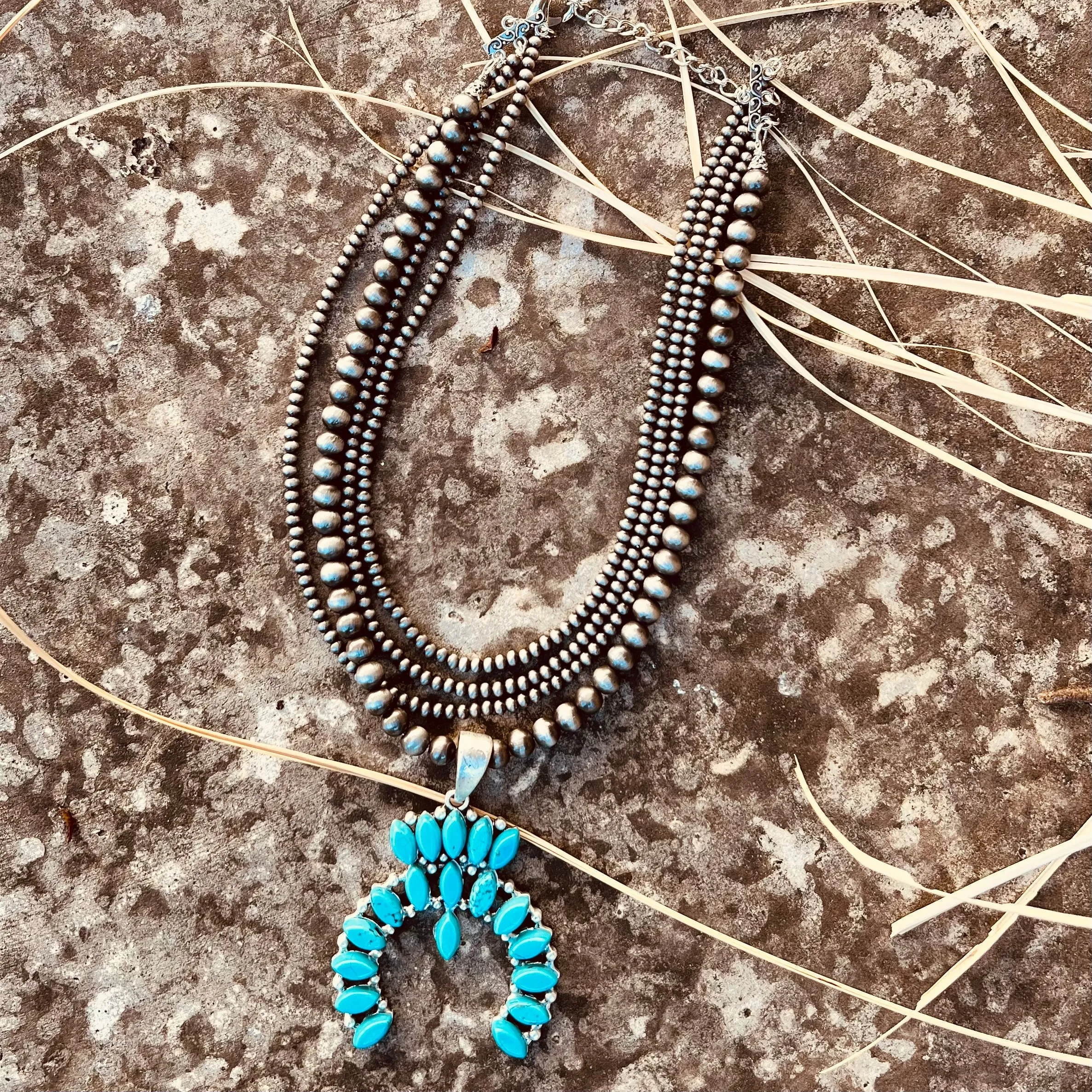 Turquoise In The Wild Necklace